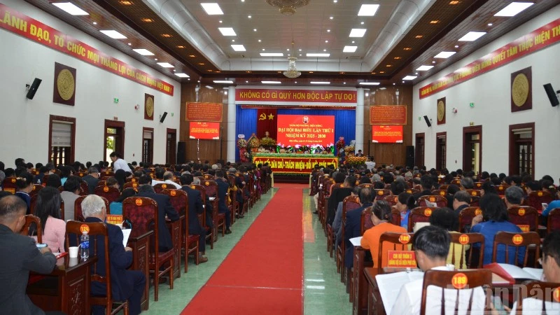 Đại Hội Đảng bộ phường Diên Hồng lần thứ I nhiệm kỳ 2025-2030.