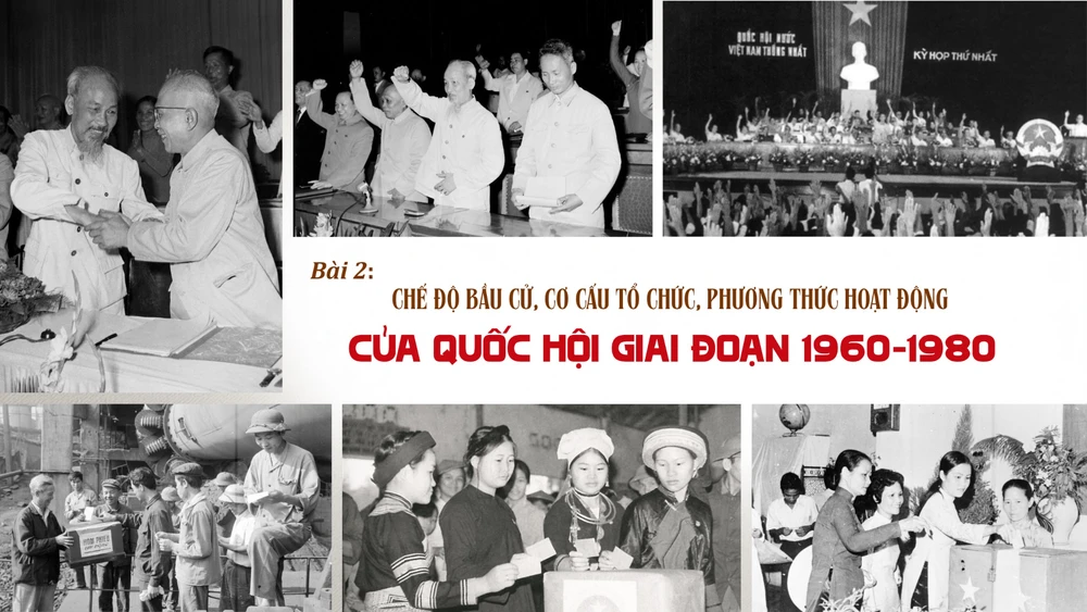 Bài 2: Chế độ bầu cử, cơ cấu tổ chức, phương thức hoạt động của Quốc hội giai đoạn 1960-1980