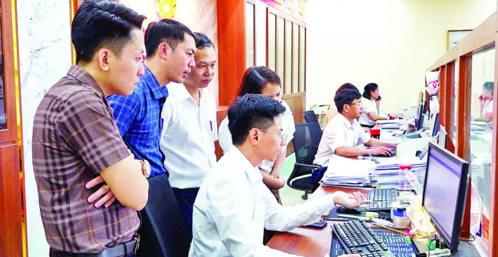 Cơ sở vật chất, trang thiết bị Trung tâm Phục vụ hành chính công phường Sông Công, tỉnh Thái Nguyên được lắp đặt đồng bộ, liên thông, sẵn sàng hoạt động thông suốt từ ngày 1/7.