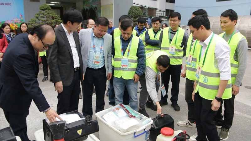 Lãnh đạo Sở Y tế Hà Nội kiểm tra trang thiết bị, thuốc, hóa chất đáp ứng công tác y tế phục vụ Đại hội XIV của Đảng.