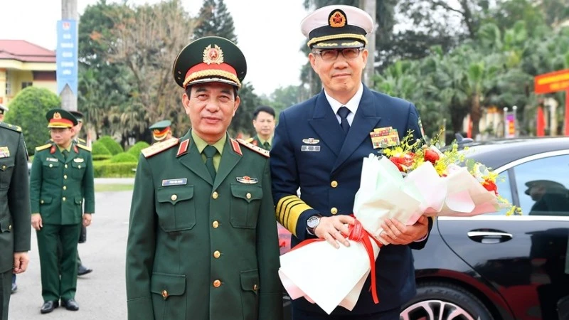 Đại tướng Phan Văn Giang đón tiếp Đoàn Quốc phòng Trung Quốc tại Phú Thọ