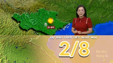 [Video] Dự báo thời tiết đêm nay và ngày mai 2/8/2025: Nắng nóng gay gắt tại Trung Bộ 