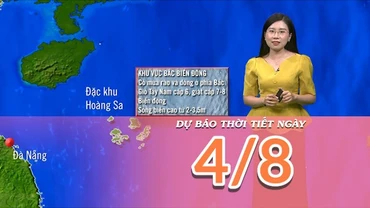 [Video] Dự báo thời tiết ngày 4/8/2025: Trung Bộ nắng nóng kéo dài