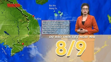 [Video] Dự báo thời tiết đêm nay và ngày mai 8/9/2025: Bão số 7 tiếp tục mạnh lên