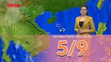 [Video] Dự báo thời tiết ngày 5/9/2025: Bắc Bộ và Trung Bộ nắng ráo 