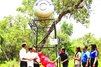 Công trình nước sạch tập trung tại xã Đắk Ơ, tỉnh Đồng Nai được đầu tư từ nguồn xã hội hóa.