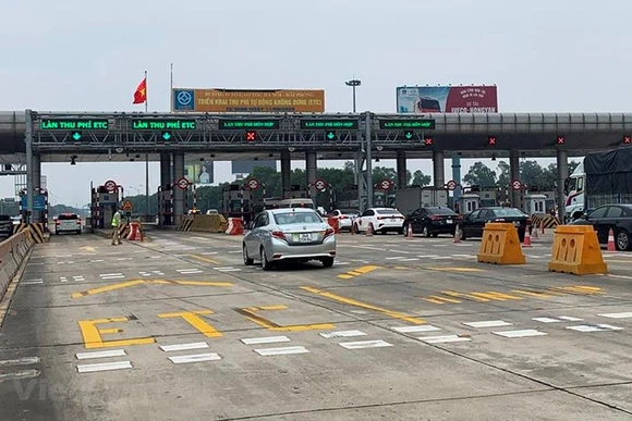 Trạm thu phí đường cao tốc Hà Nội-Hải Phòng (Ảnh minh họa)