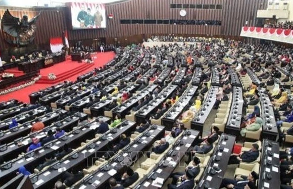 Toàn cảnh phiên họp Quốc hội Indonesia tại Jakarta. (Ảnh: Getty Images/TTXVN) 