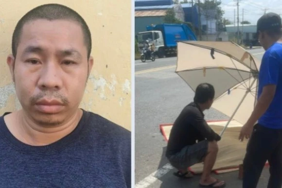 Đối tượng Nguyễn Văn Hoàng gây tai nạn chết người rồi lái xe bỏ trốn khỏi hiện trường. 