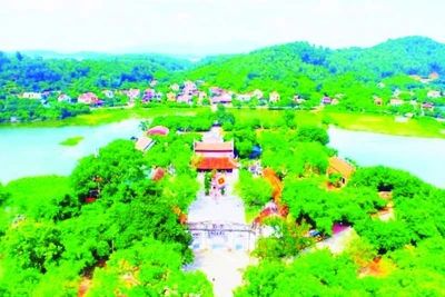 Toàn cảnh Đền Kiếp Bạc.