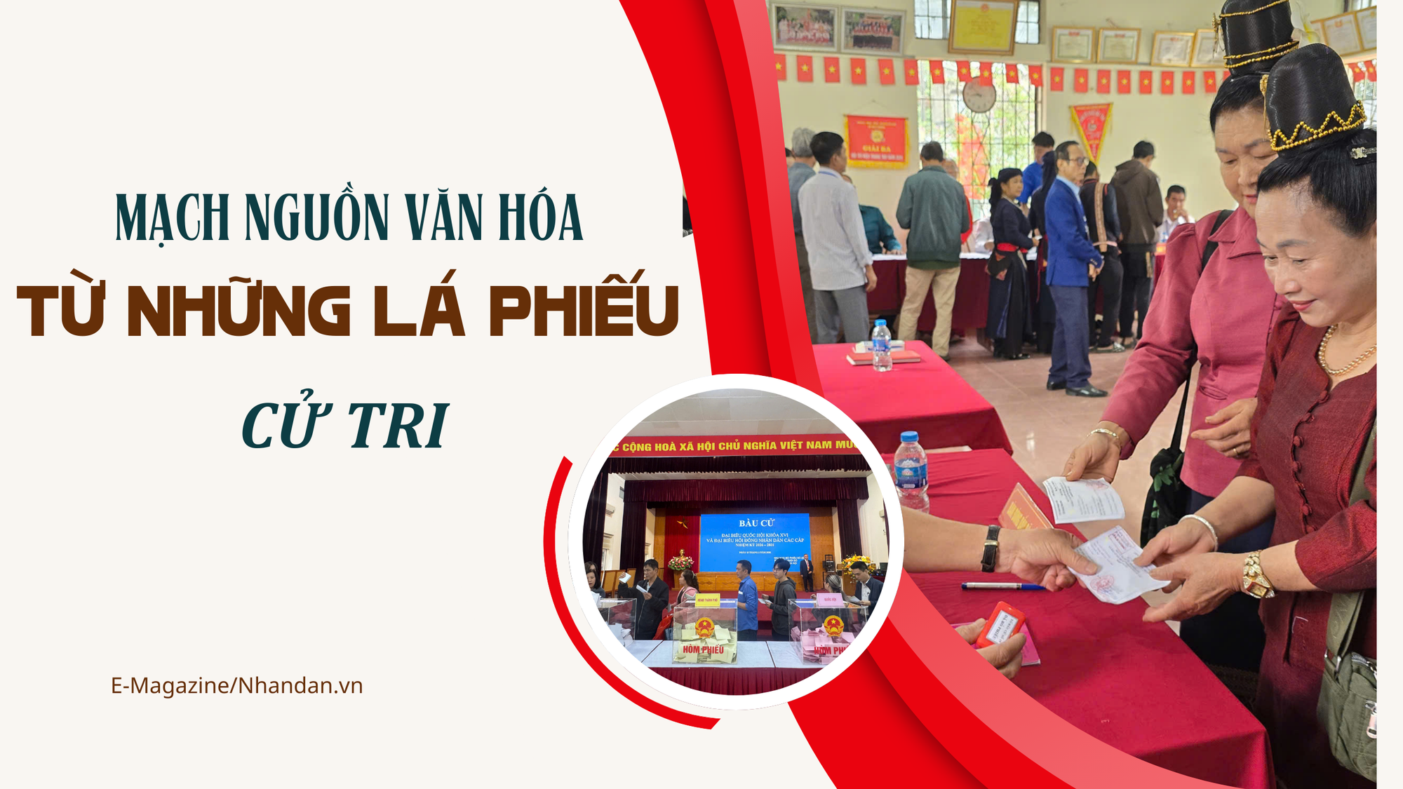 Mạch nguồn văn hóa từ những lá phiếu cử tri