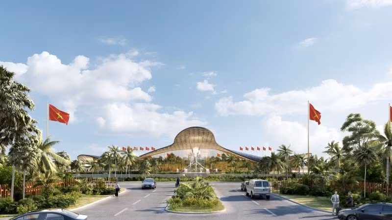 Phối cảnh Cảng Hàng không quốc tế Phú Quốc.