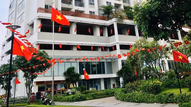 Bộ mặt đô thị phường Phú Thuận có nhiều khởi sắc trong những năm qua. 