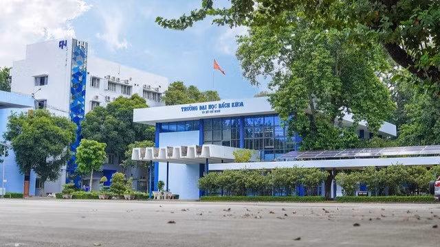 Một góc khuôn viên Trường đại học Bách Khoa. (Ảnh: ĐHBK)