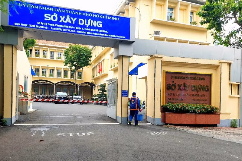 Trụ sở chính hiện nay của Sở Xây dựng Thành phố Hồ Chí Minh khi chưa sáp nhập. (Ảnh: MINH QUÂN)