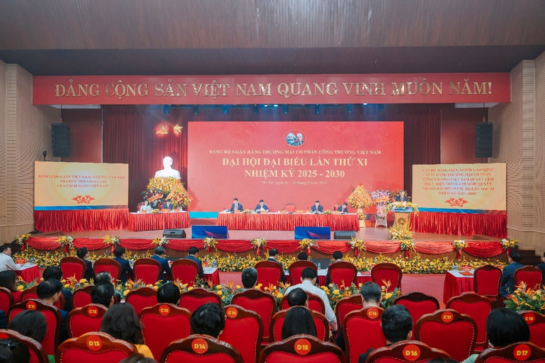 Toàn cảnh Đại hội Đại biểu Đảng bộ VietinBank khóa XI, nhiệm kỳ 2025-2030. vt7.jpg
