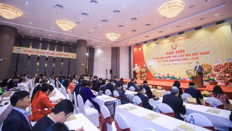 Hội Luật gia Việt Nam long trọng tổ chức Đại hội thi đua yêu nước lần thứ IV. (Ảnh: Hội Luật gia Việt Nam)