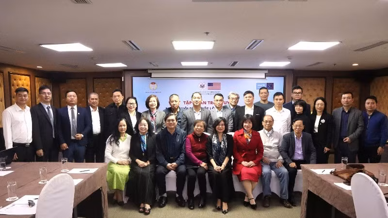 Chương trình tập huấn có sự tham dự của đông đảo các luật gia trên cả nước. (Ảnh: Hội Luật gia Việt Nam)