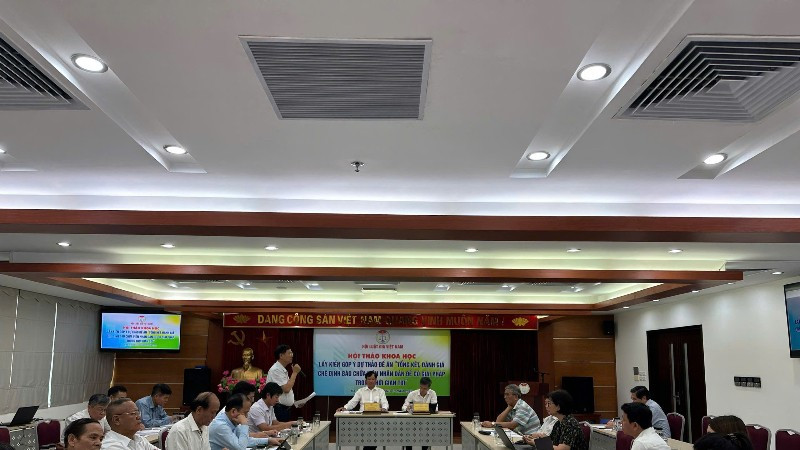 Các đại biểu tập trung thảo luận tại hội thảo. (Nguồn: Hội Luật gia Việt Nam) 