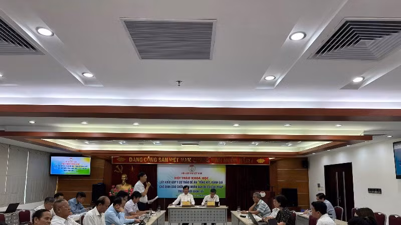 Các đại biểu tập trung thảo luận tại hội thảo. (Nguồn: Hội Luật gia Việt Nam) 