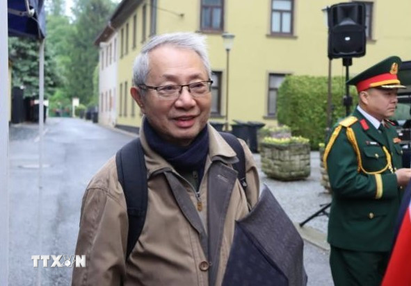 Ông Nguyễn Tùng, là một trong số 100 thiếu sinh quân được gặp Chủ tịch Hồ Chí Minh vào năm 1957 tại thành phố Chrastava. (Ảnh: Việt Thắng/TTXVN)