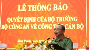 Đại tá Lê Quang Nhân làm Giám đốc Công an tỉnh Bình Định.