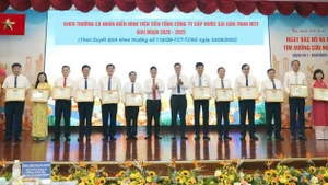 Khen thưởng cá nhân điển hình tiên tiến của Tổng Công ty Cấp nước Sài Gòn giai đoạn 2020-2025.
