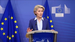 Chủ tịch Ủy ban châu Âu Ursula von der Leyen. (Ảnh: THX/TTXVN)