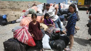 Những người tị nạn Afghanistan mới đến định cư tại một trại tạm thời ở Kabul, Afghanistan, ngày 29/6/2025. (Ảnh: TÂN HOA XÃ)