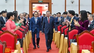 Tổng Bí thư Tô Lâm dự Đại hội đại biểu Đảng bộ Văn phòng Trung ương Đảng nhiệm kỳ 2025-2030.