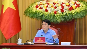  Chủ tịch nước Lương Cường phát biểu tại buổi làm việc với Tỉnh uỷ Quảng Ninh.