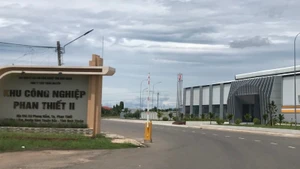 Khu công nghiệp Phan Thiết giai đoạn 2. (Ảnh: Quốc Tín)