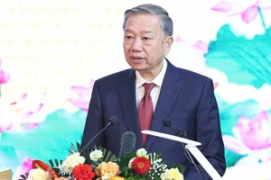 Tổng Bí thư Tô Lâm phát biểu tại lễ kỷ niệm.