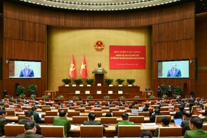 Hội nghị toàn quốc nghiên cứu, học tập, quán triệt thực hiện Nghị quyết Đại hội XIV của Đảng. (Ảnh: DUY LINH)