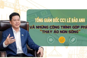 Tổng Giám đốc CC1 Lê Bảo Anh và những công trình góp phần "thay áo non sông"