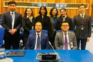 Đoàn liên ngành gồm Bộ Ngoại giao và Bộ Công an tham dự hội nghị.