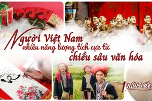 Người Việt Nam nhiều năng lượng tích cực từ chiều sâu văn hóa