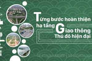 Từng bước hoàn thiện hạ tầng giao thông Thủ đô hiện đại.