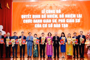 Công bố quyết định bổ nhiệm, bổ nhiệm lại chức danh Giáo sư, Phó Giáo sư của cơ sở đào tạo.