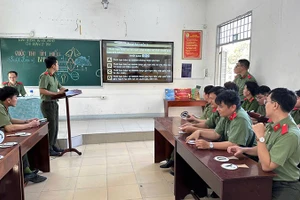 Khoa An ninh chính trị nội bộ, Trường đại học An ninh nhân dân tổ chức Cuộc thi tìm hiểu Luật Bảo vệ bí mật Nhà nước. (Ảnh: BTC)