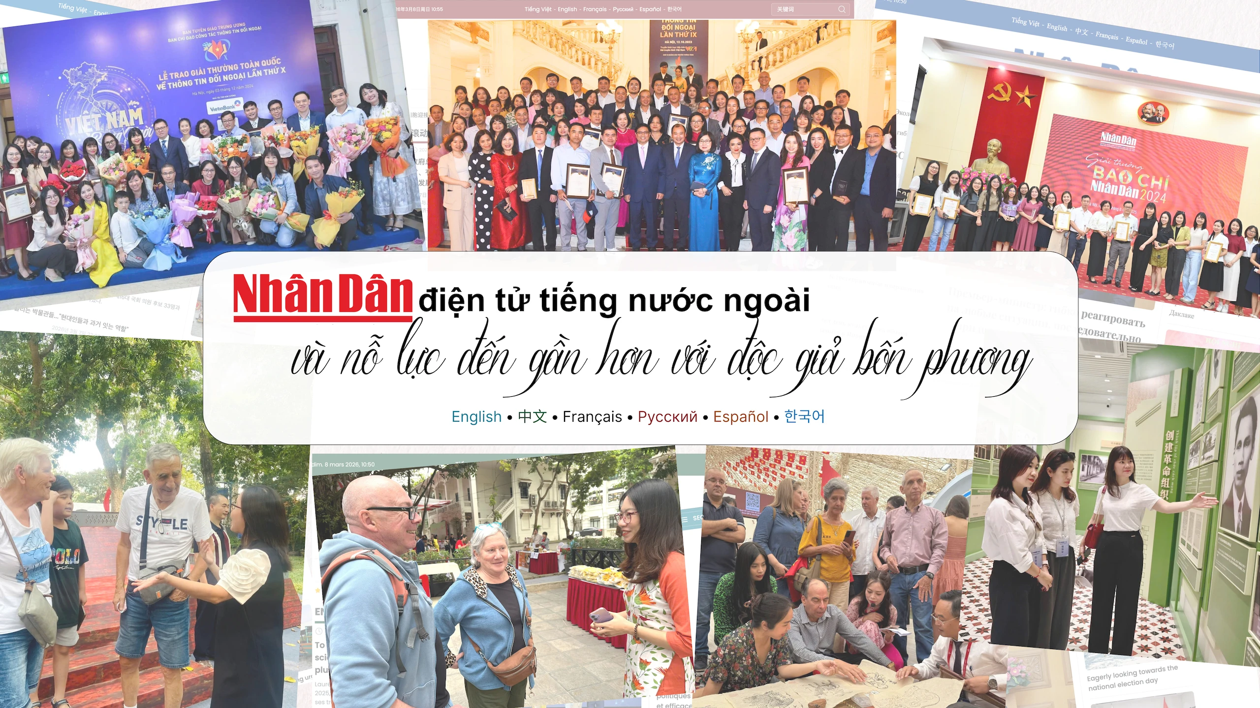 Báo Nhân Dân điện tử tiếng nước ngoài: 26 năm nhịp cầu thông tin đối ngoại hiệu quả