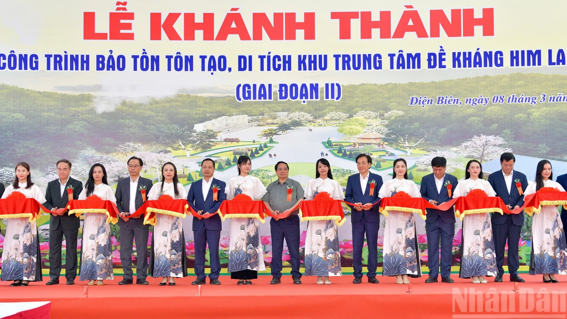 Điện Biên khánh thành giai đoạn II dự án bảo tồn Khu di tích Trung tâm đề kháng Him Lam