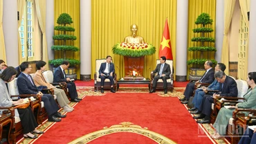 Chủ tịch nước Lương Cường tiếp ông Park Chang Dal, Đặc phái viên của Tổng thống Hàn Quốc.
