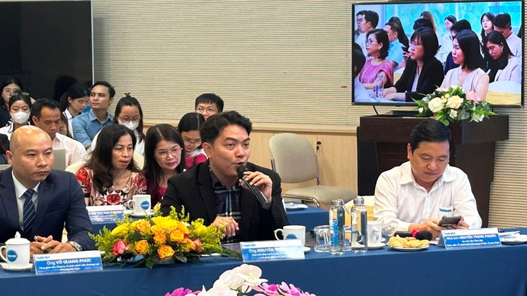Đại diện một doanh nghiệp chia sẻ về tình hình hàng gian lận thương mại. doanh-nghiep-2.jpg