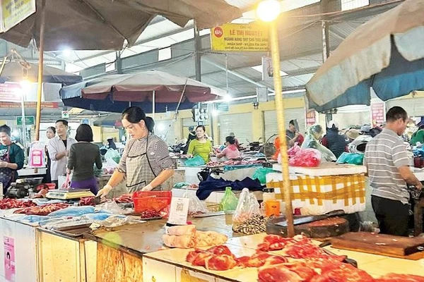 Bên cạnh việc kiểm soát cơ sở giết mổ gia súc, gia cầm, các ngành chức năng cần siết chặt quản lý tại các chợ dân sinh.