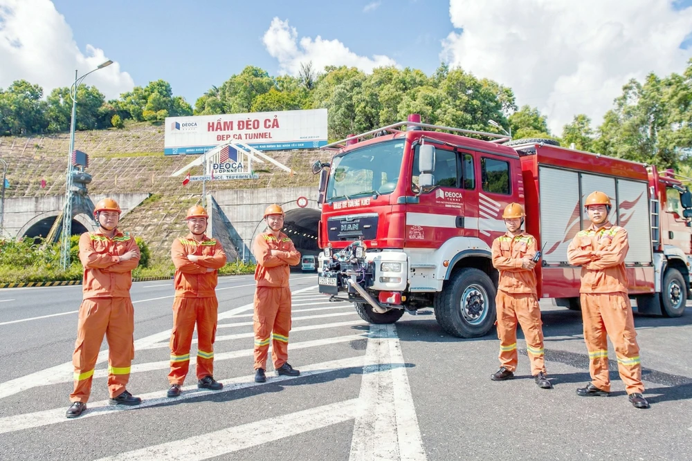 Lực lượng phòng cháy, chữa cháy và cứu hộ cứu nạn hầm Đèo Cả.