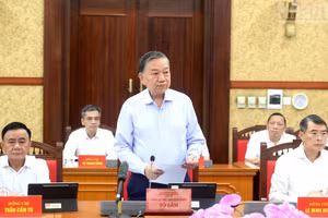 Tổng Bí thư, Chủ tịch nước Tô Lâm chủ trì phiên họp của Ban Chỉ đạo Trung ương về phát triển khoa học, công nghệ, đổi mới sáng tạo và chuyển đổi số. (Ảnh: ĐĂNG KHOA)