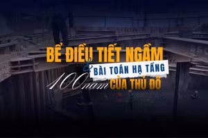 Bể điều tiết ngầm và bài toán hạ tầng 100 năm của Thủ đô