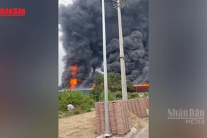 [Video] Dập tắt kịp thời cháy xưởng mút xốp ở Hưng Yên, không có thiệt hại về người