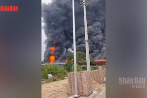 [Video] Dập tắt kịp thời cháy xưởng mút xốp ở Hưng Yên, không có thiệt hại về người